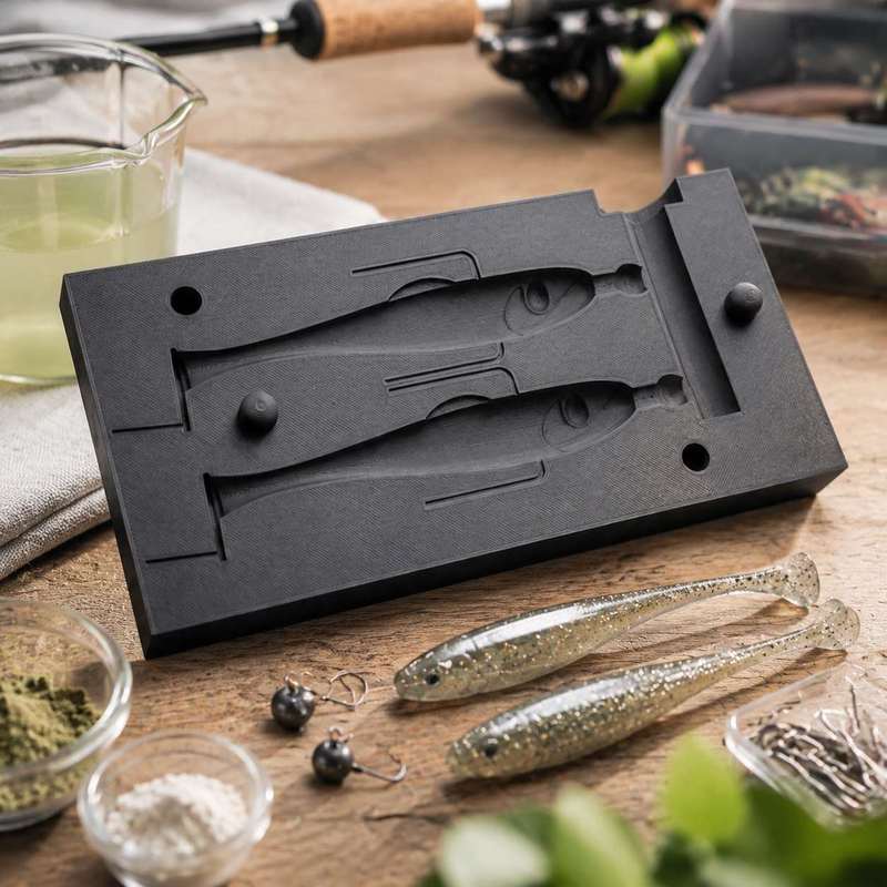 แม่พิมพ์ทำเหยื่อตกปลาแบบนิ่มขน - Fishing Lure Making Kit บทวิจารณ์และราคา