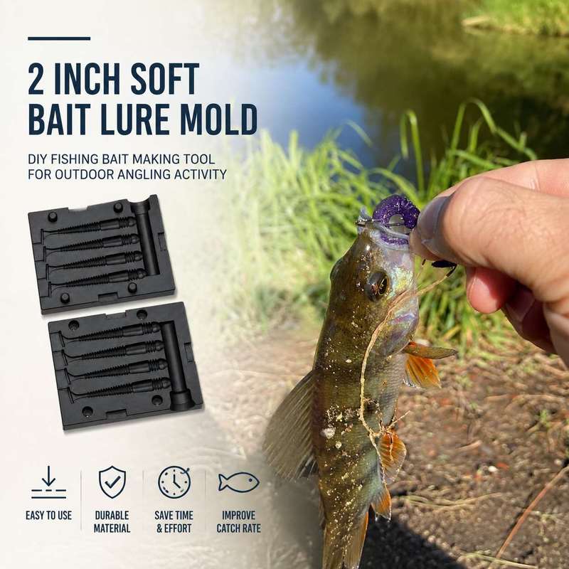 แม่พิมพ์เหยื่อตกปลาแบบนิ่มขนาด - Fishing Lure Kit บทวิจารณ์และราคา