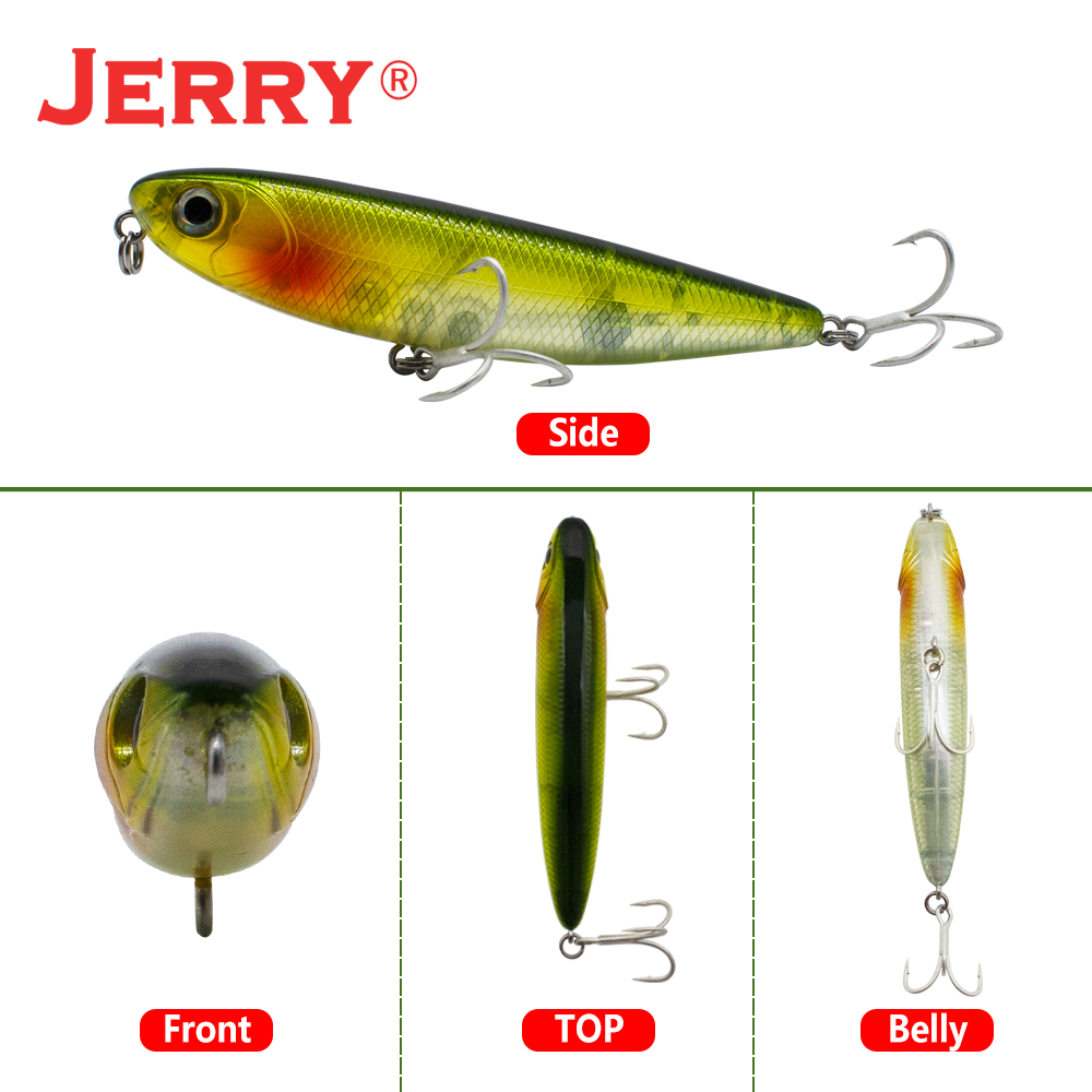 Jerry Kuchao Topwater ดินสอ Ro - Fishing Lure Spoon บทวิจารณ์และราคา