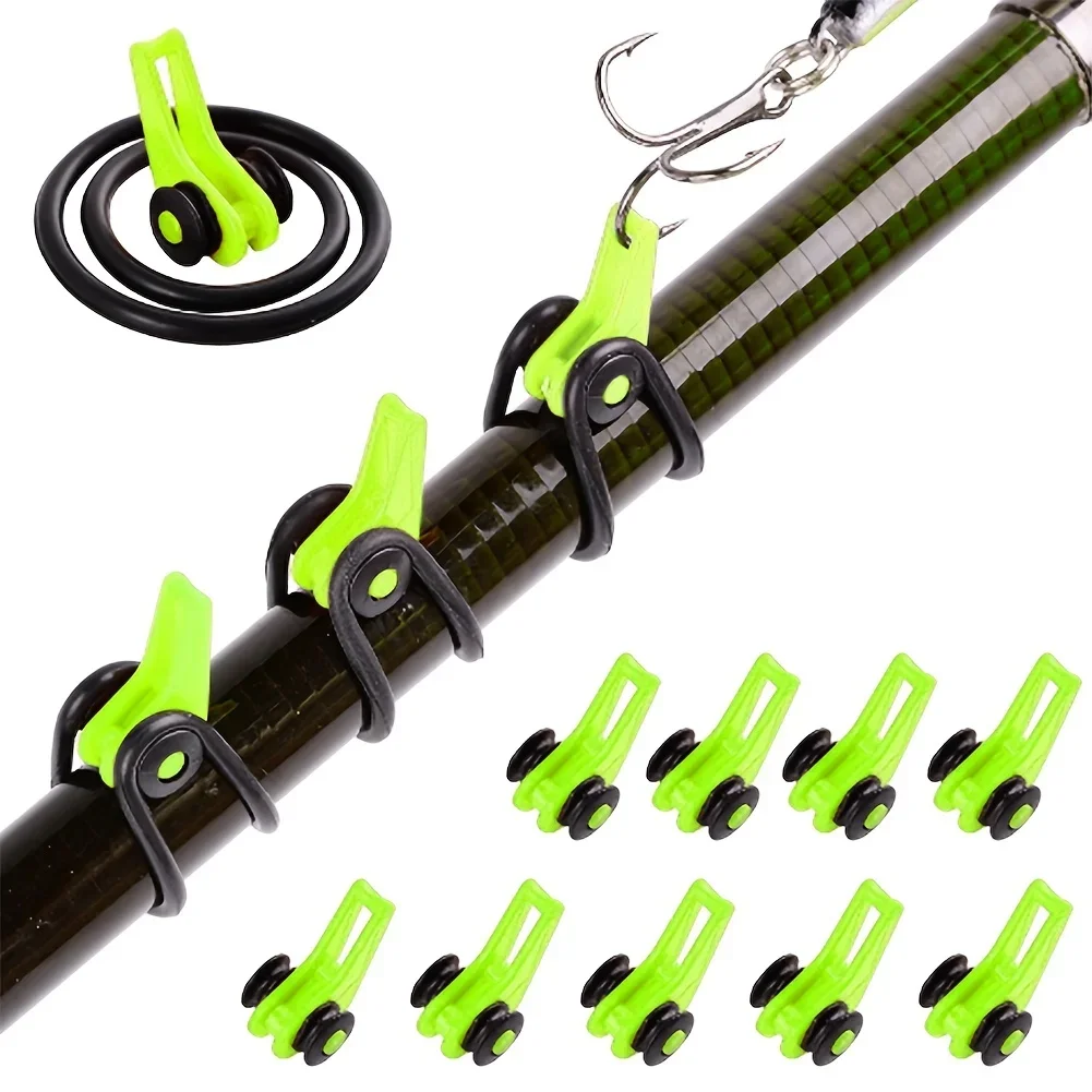10 ชิ้น/ล็อตตกปลา Rod POLE Hoo - Fishing Lure Jig บทวิจารณ์และราคา