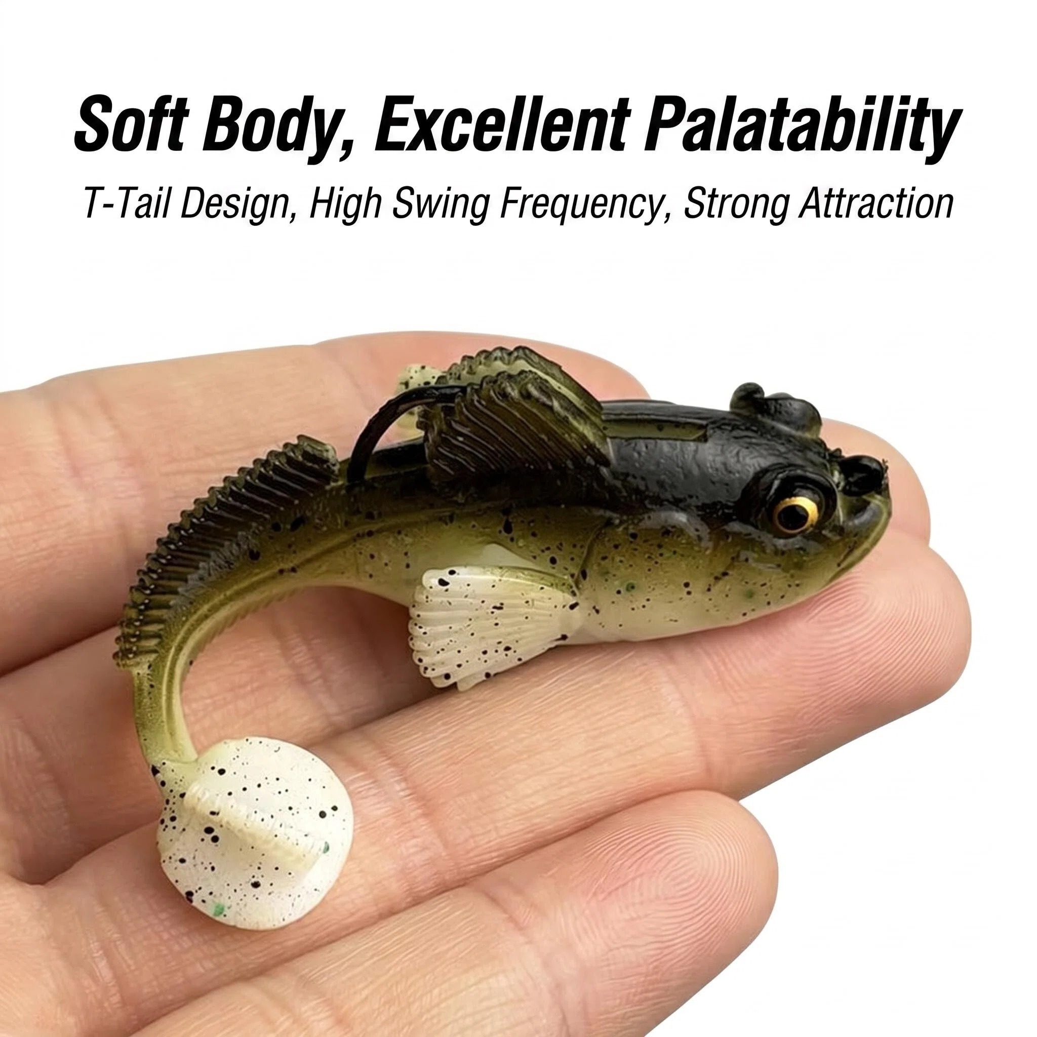 เหยื่อปลอมก็อบบี้ 1 ชิ้น ขนาด  - Fishing Lure Swimbait บทวิจารณ์และราคา