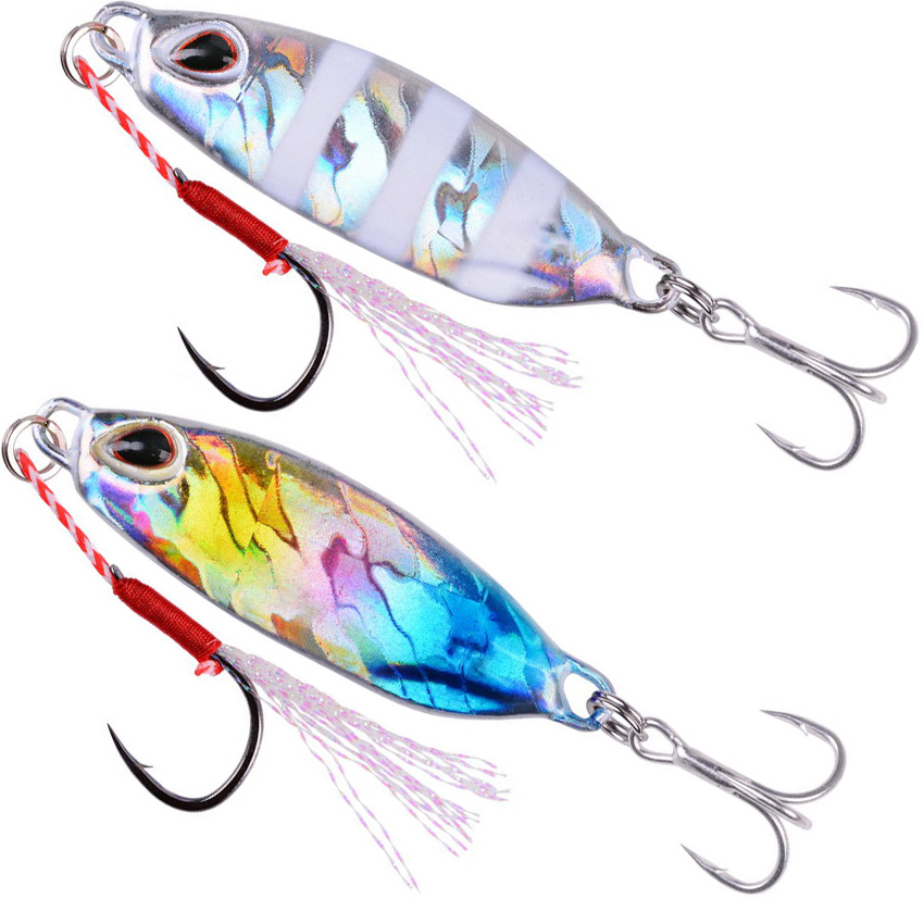 Jigs 10G 15G 20G 30G 40G ตกปลา - Fishing Lure Spoon บทวิจารณ์และราคา
