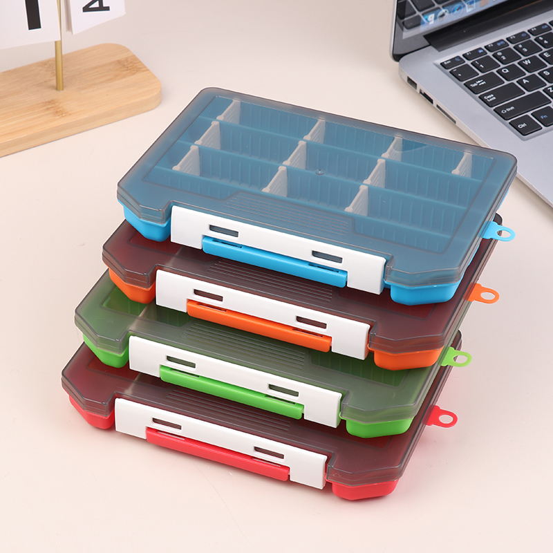 【F】กล่องเหยื่อตกปลาพลาสติกชั้น - Fishing Lure Soft Plastic บทวิจารณ์และราคา