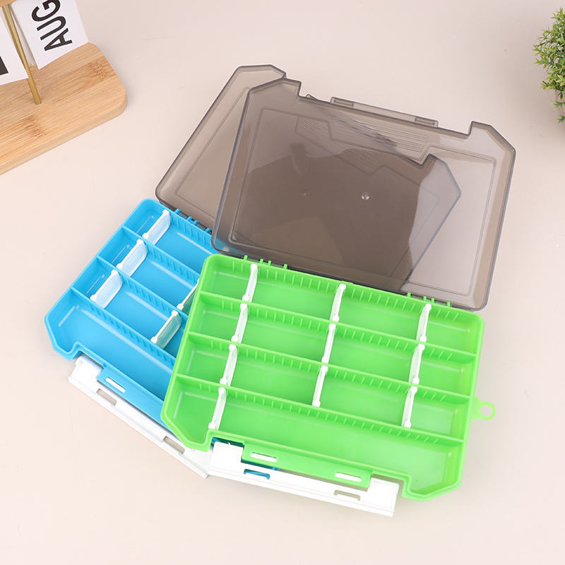 【F】กล่องเหยื่อตกปลาพลาสติกชั้น - Fishing Lure Soft Plastic บทวิจารณ์และราคา