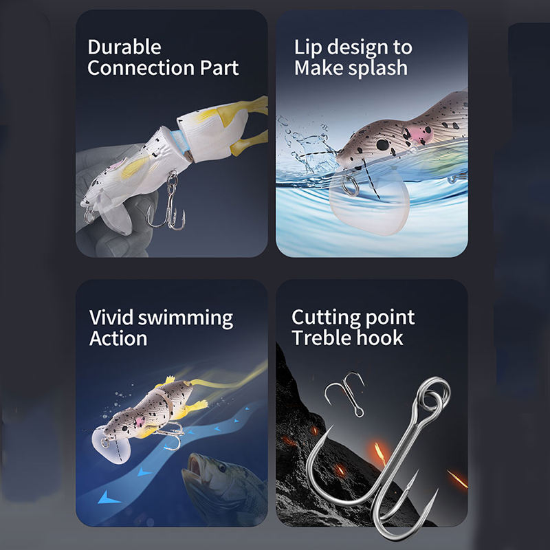 เหยื่อปลอม WEIHE 1 ชิ้น ขนาด 8 - Fishing Lure Topwater บทวิจารณ์และราคา